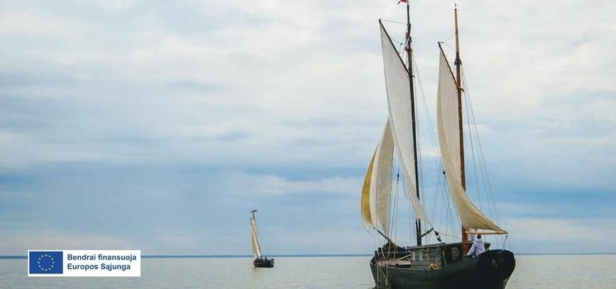 Laivo formos ekspoziciniai stendai – mobili žvejų promenada