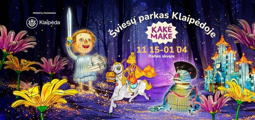 ŠVIEČIANTIS KAKĖS MAKĖS PARKAS – MIESTO DOVANA MAŽIESIEMS HEROJAMS