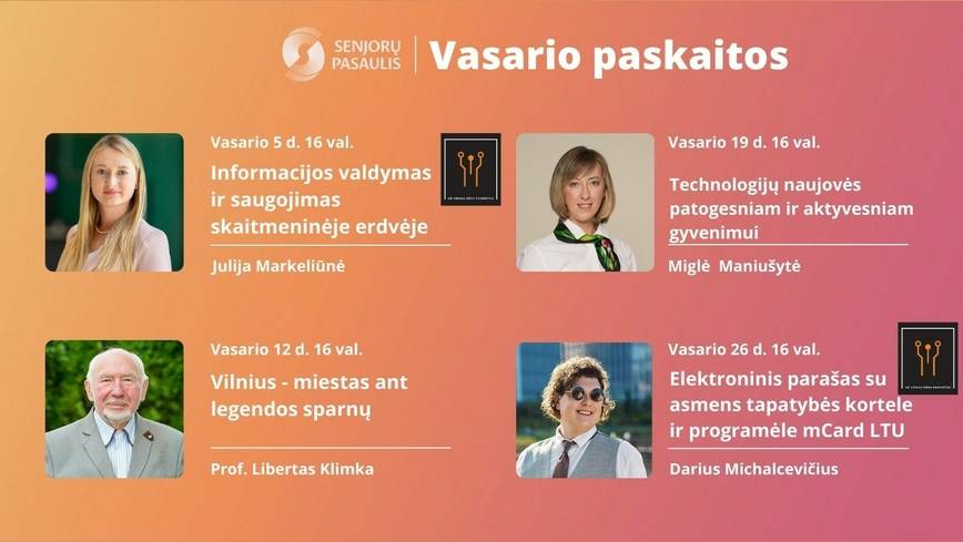 Senjorų Pasaulis: Elektroninis parašas su asmens tapatybės kortele ir programėle mCard LTU