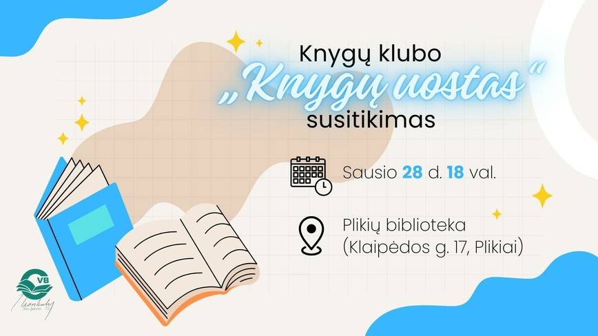 Plikių knygų klubo „Knygų uostas“ susitikimas