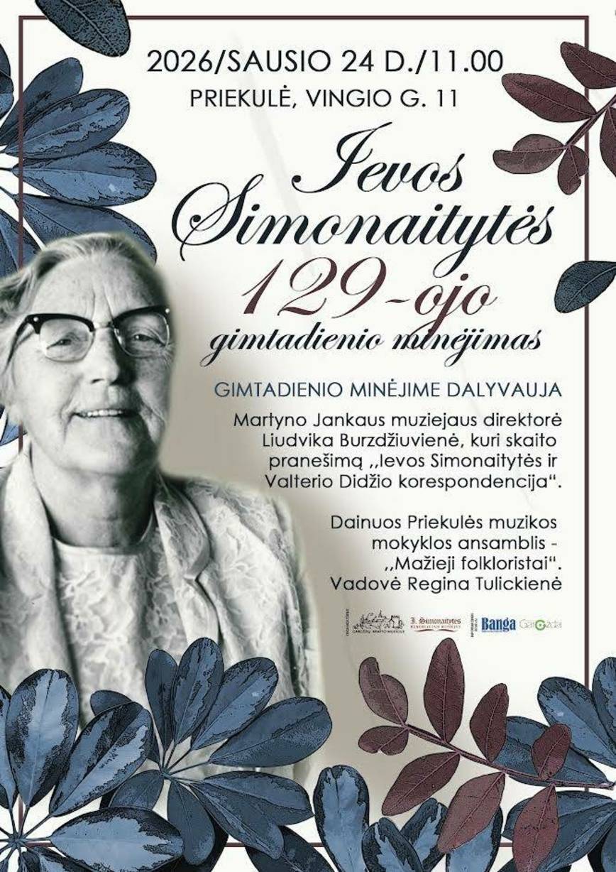 Ievos Simonaitytės 129-ojo gimtadienio minėjimas