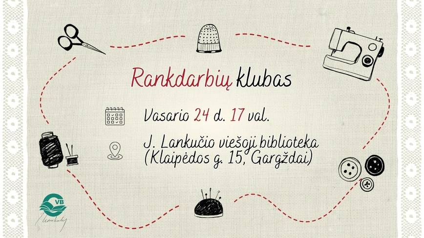 Pirmasis rankdarbių klubo susitikimas