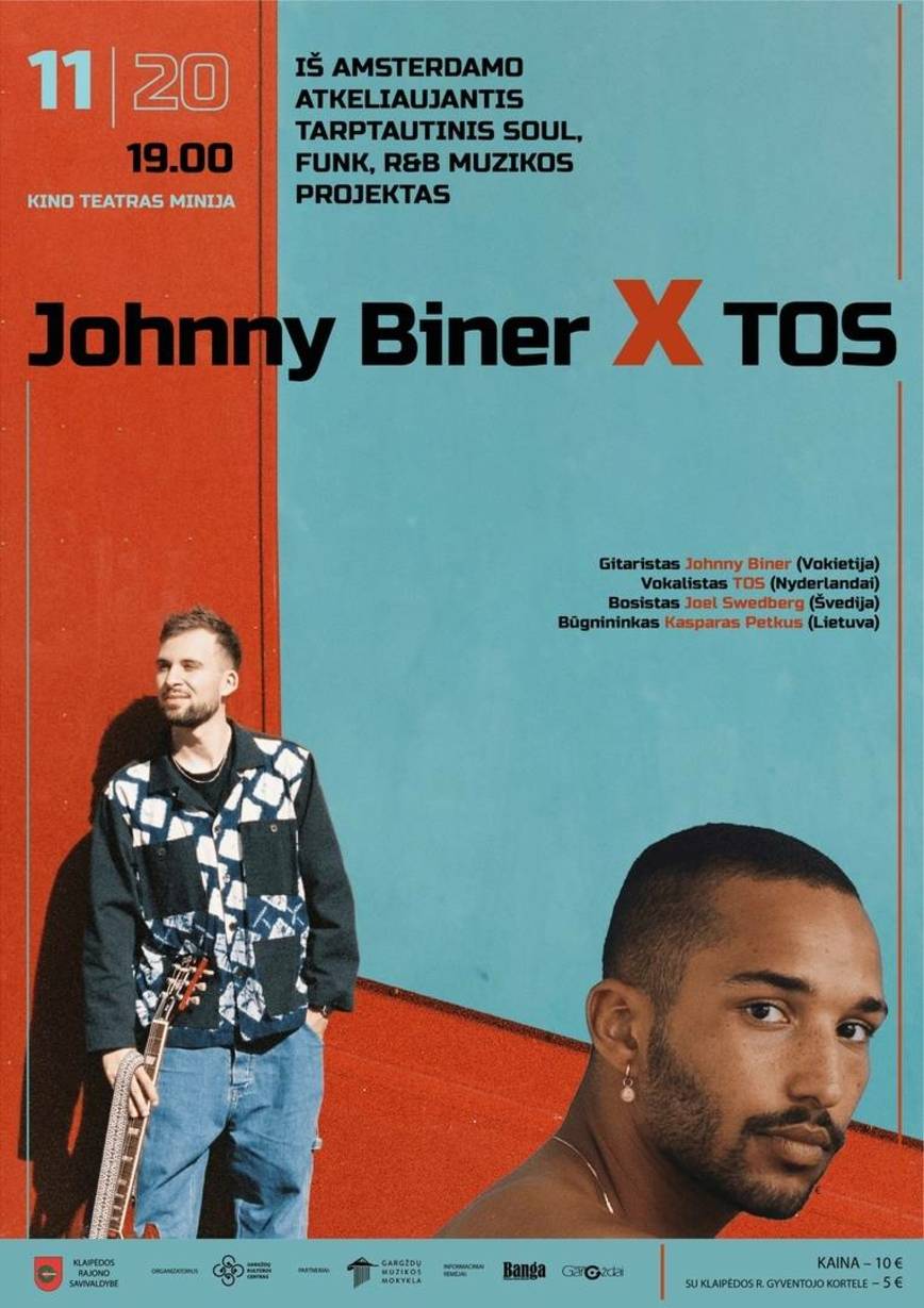 „Johnny Biner x TOS“ koncertas