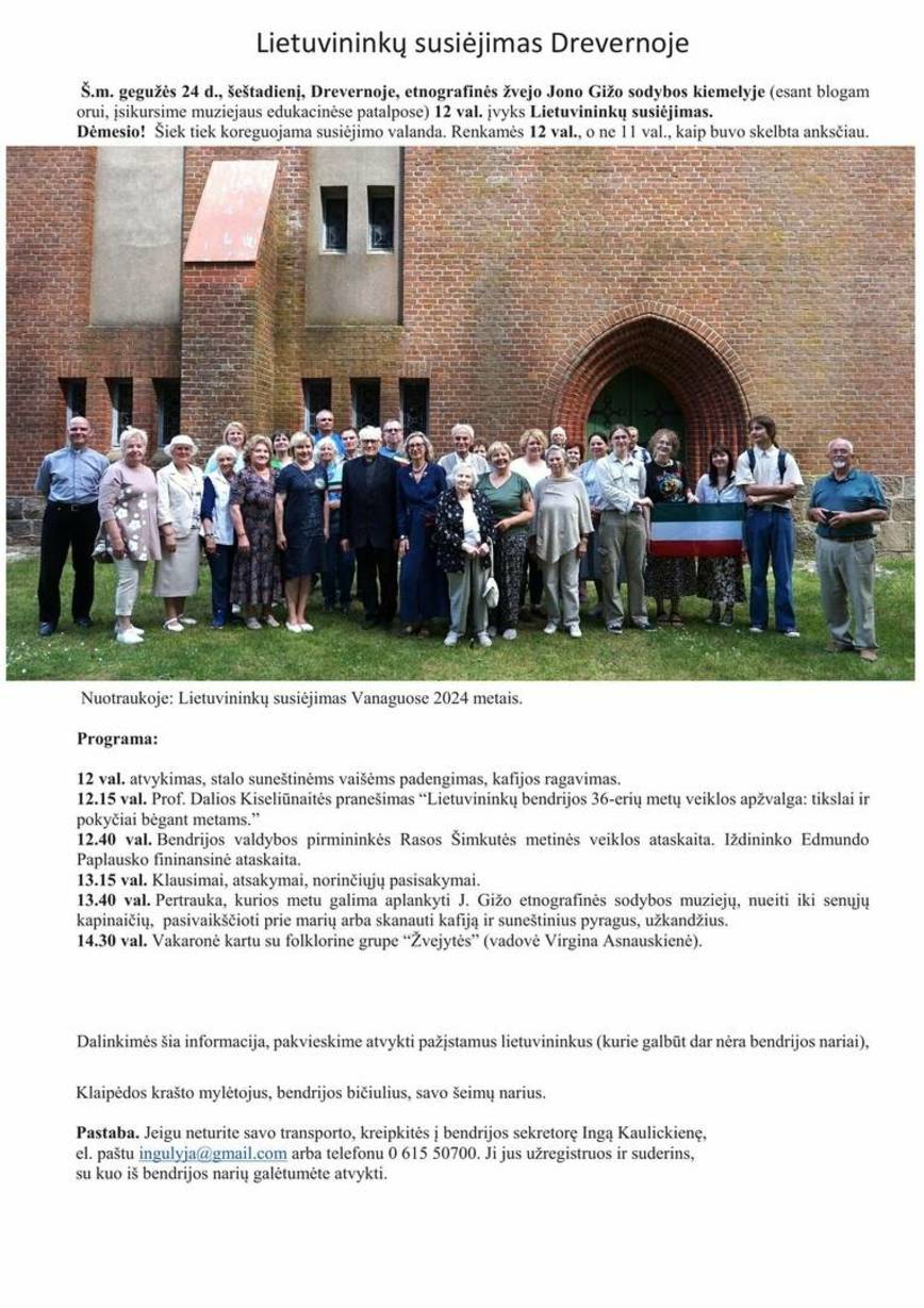 Lietuvininkų susiėjimas Drevernoje