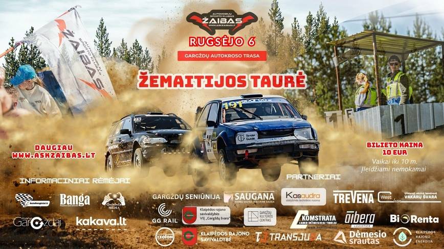 Autokrosas. Gargždai. Žemaitijos taurės 5 etapas