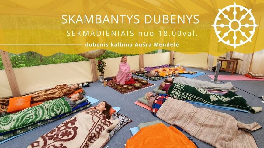 Garso meditacija skambančiais Tibeto dubenimis