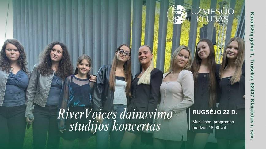 „RiverVoices“ dainavimo studijos koncertas