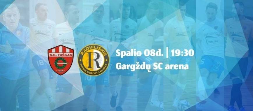 Futsal A lyga: Gargždų Pramogos - FSK Radviliškis