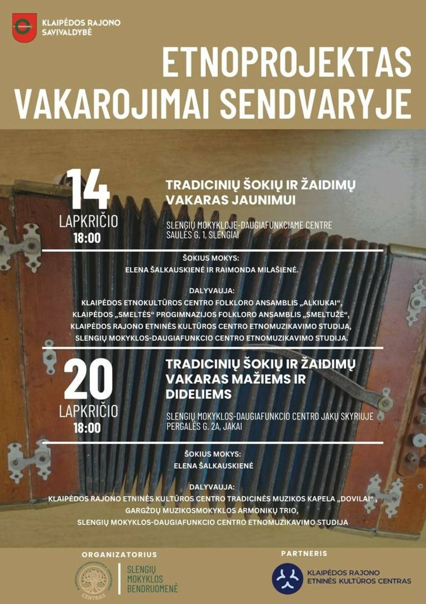 Etnoprojektas „Vakarojimai Sendvaryje“