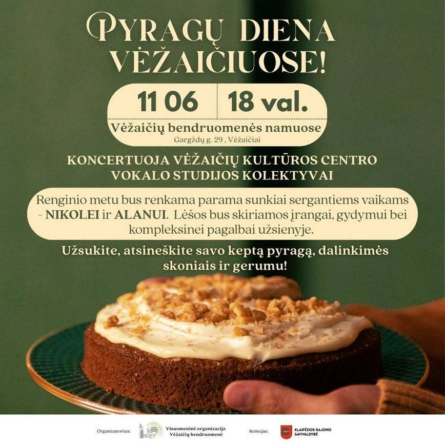 Pyragų diena Vėžaičiuose