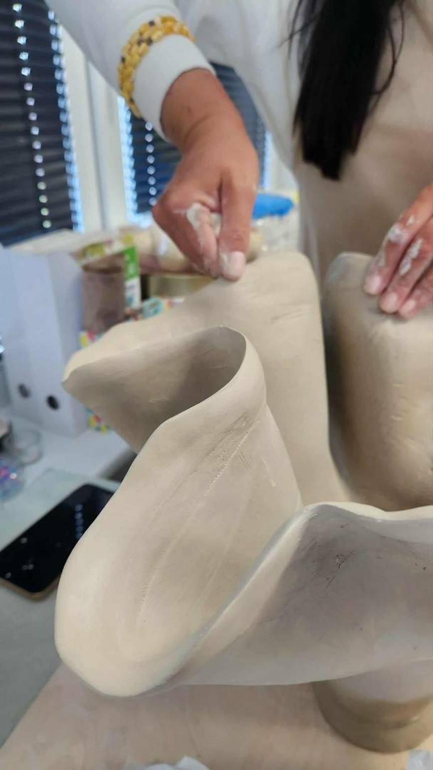 Keramika moterims (lipdymas)