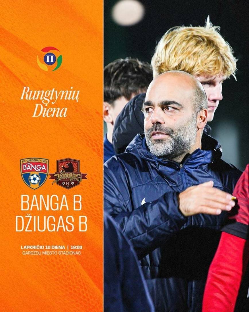 Futbolas: Banga B - Džiugas B