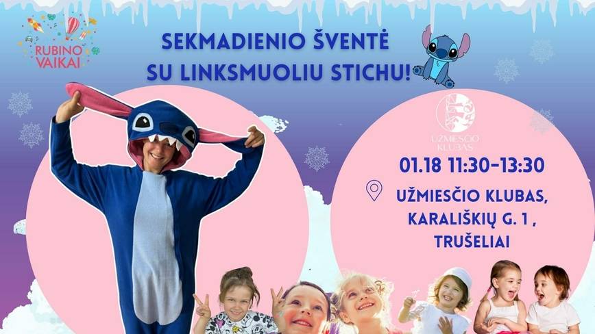 Ateiviukas Stich kviečia į sekmadienio popietę