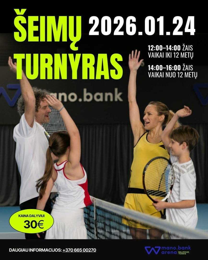 Šeimų teniso turnyras