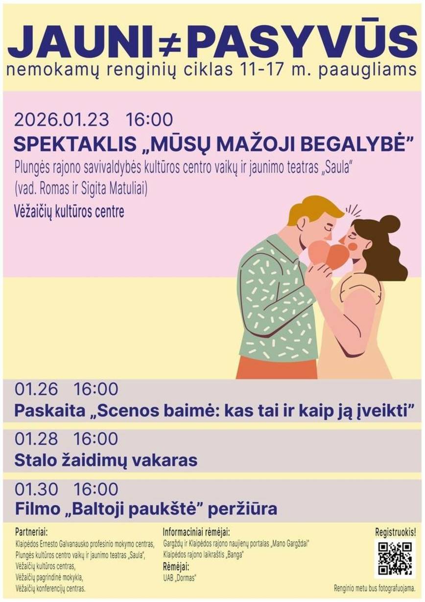 Paskaita „Scenos baimė: kas tai ir kaip ją įveikti“