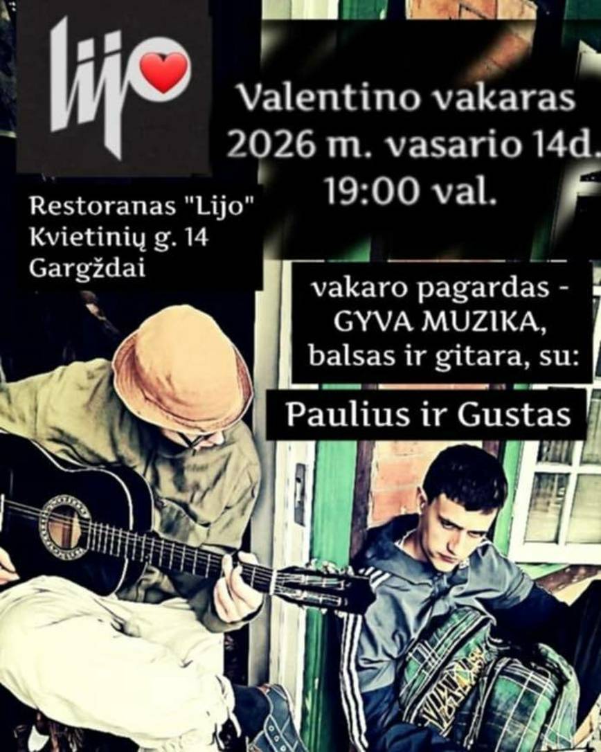 Valentino vakaras restorane „Lijo“