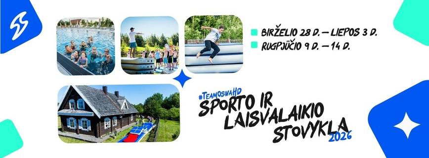 Aktyvaus laisvalaikio parkūro ir akrobatikos vasaros stovykla