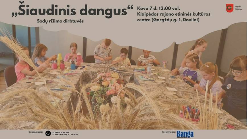 Sodų rišimo dirbtuvės „Šiaudinis dangus“