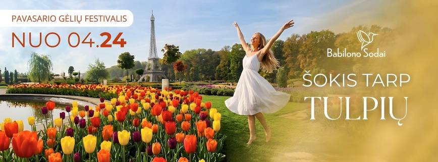 Pavasario gėlių festivalis Babilono soduose