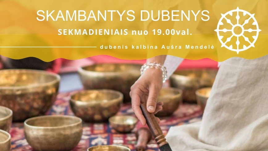 Garso meditacija skambančiais Tibeto dubenimis