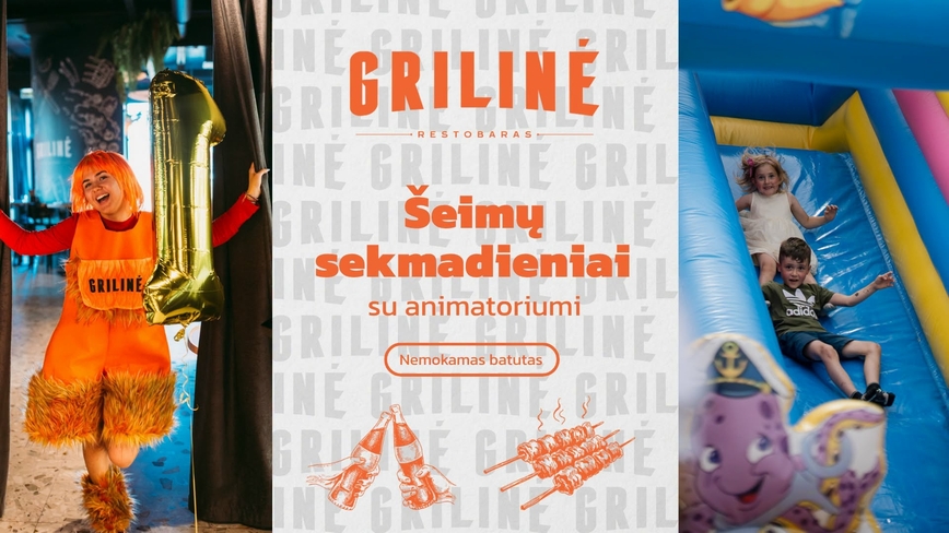 Šeimų sekmadieniai Grilinėje