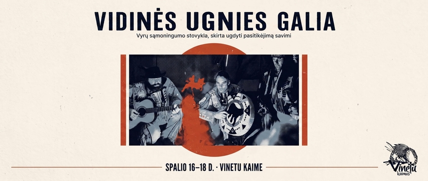 Vyrų rudens stovykla: vidinė ugnies galia