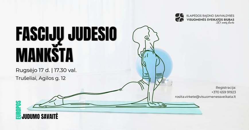 Fascijų judesio mankšta | Judumo savaitė