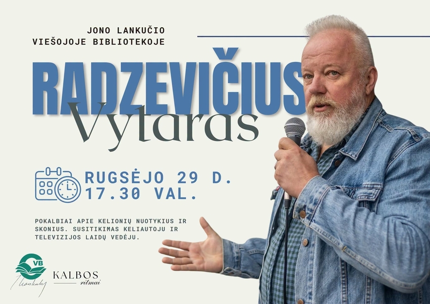 Vytaras Radzevičius: Kelionių nuotykiai ir skoniai