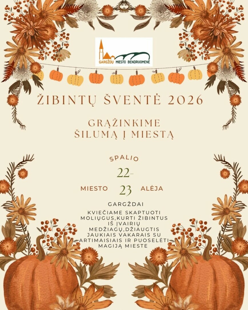 Žibintų šventė 2026. Gargždai