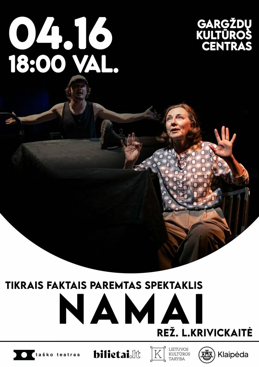Tikrais faktais paremtas spektaklis NAMAI | Taško teatras