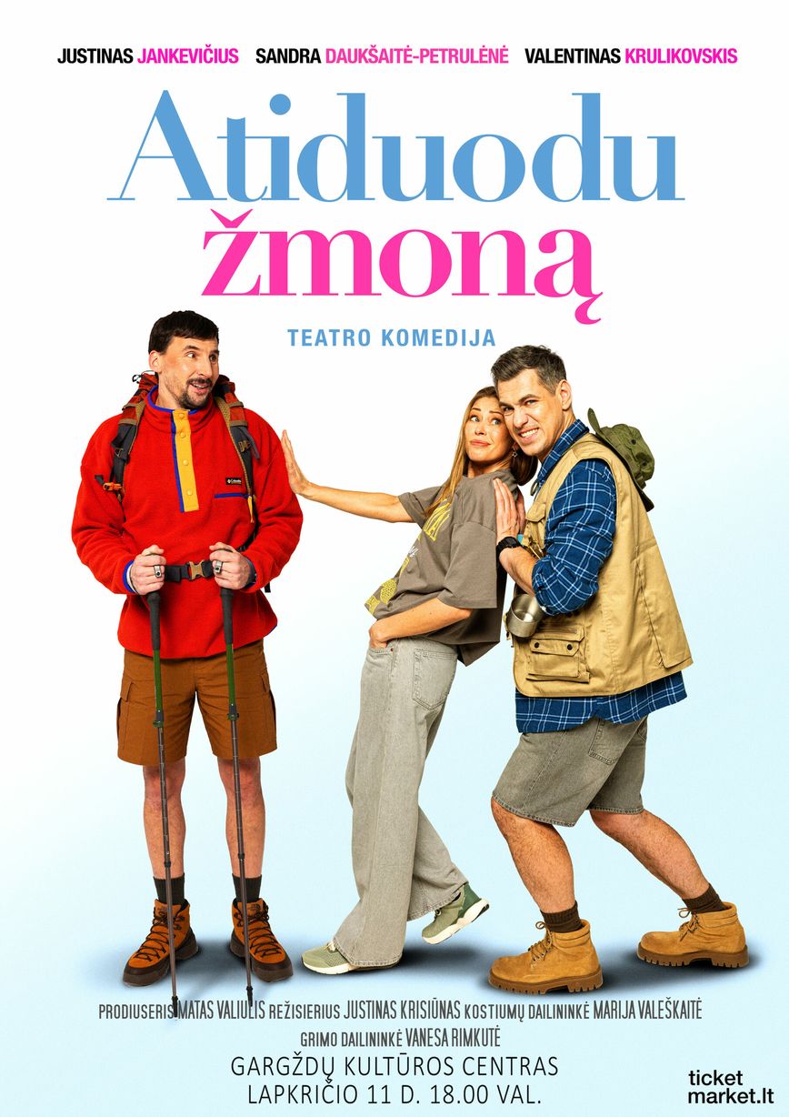 PERKELTAS. Teatro komedija „Atiduodu žmoną“ | N-13