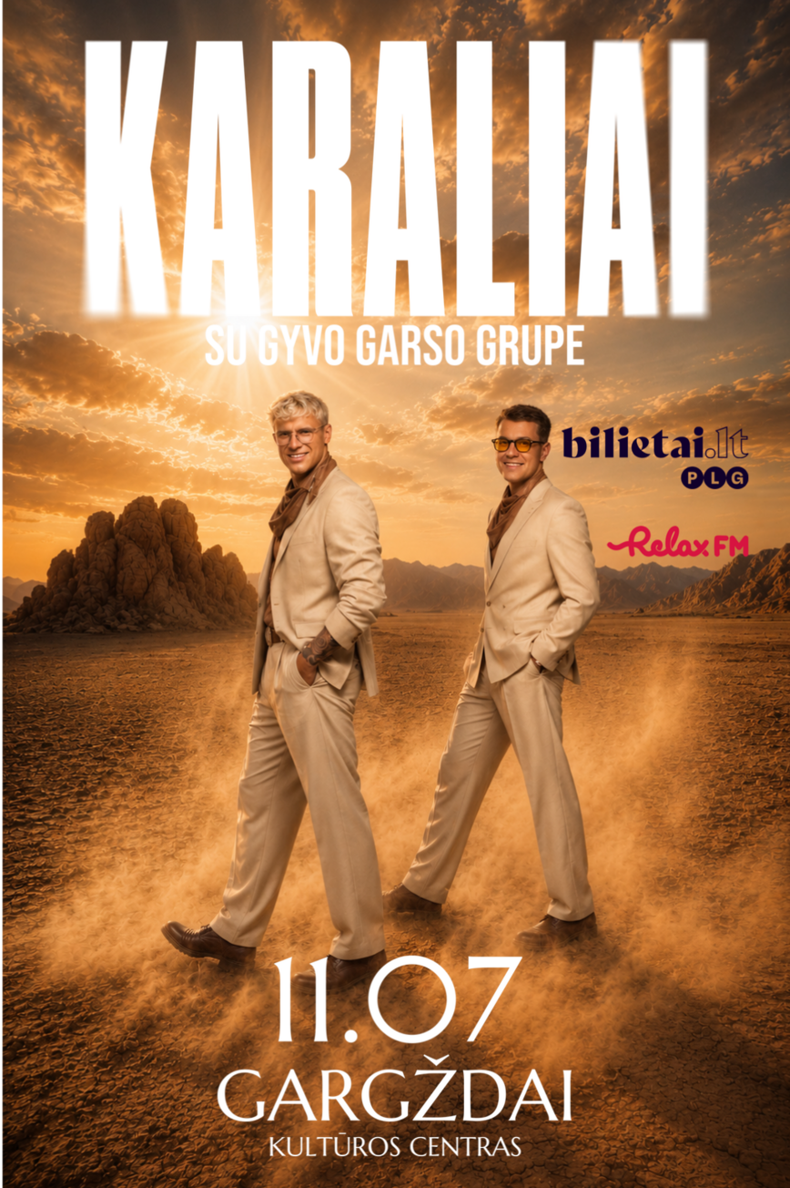 Grupė „Karaliai“ su gyvo garso grupe