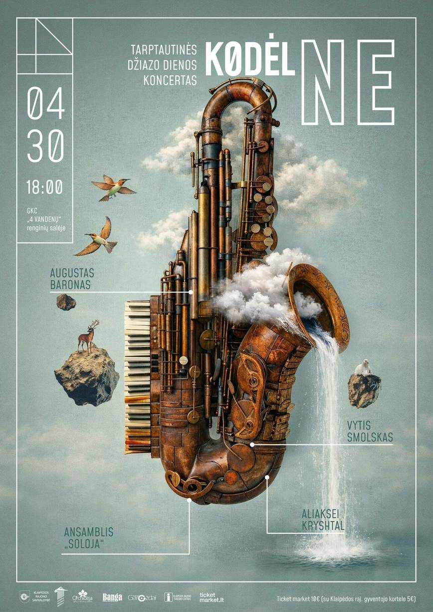 Tarptautinės džiazo dienos koncertas „Kodėl ne“