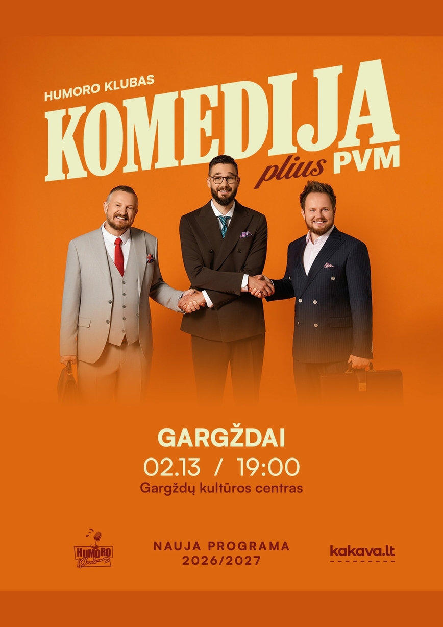 Humoro klubas su programa „Komedija plius PVM“