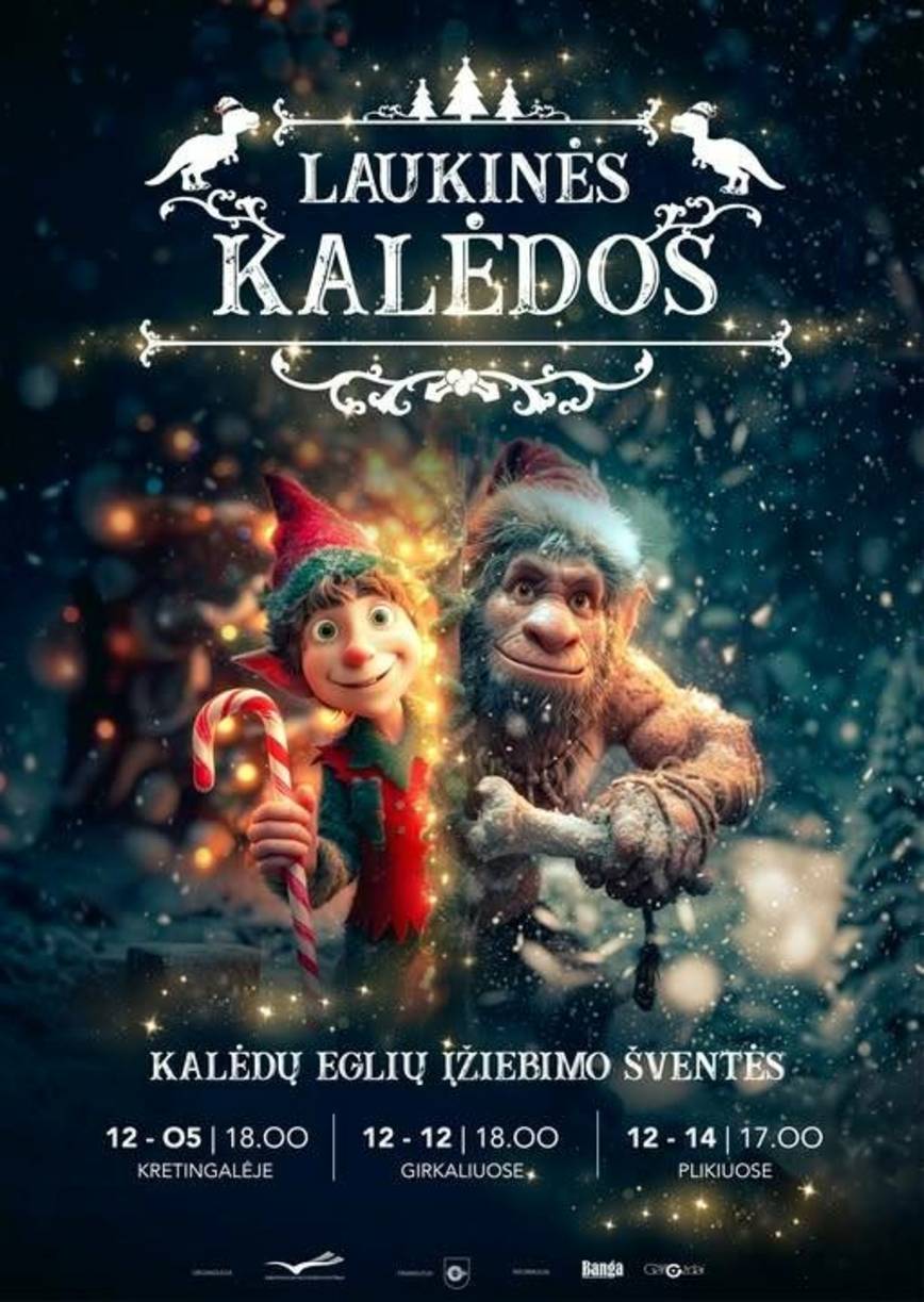 Kalėdų eglės įžiebimas ,,LAUKINĖS KALĖDOS” Girkaliuose