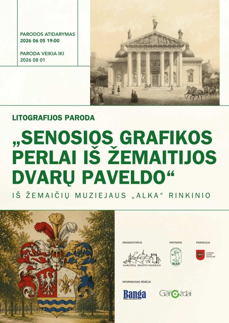 Kilnojamoji paroda „Senosios grafikos perlai iš Žemaitijos dvarų paveldo“