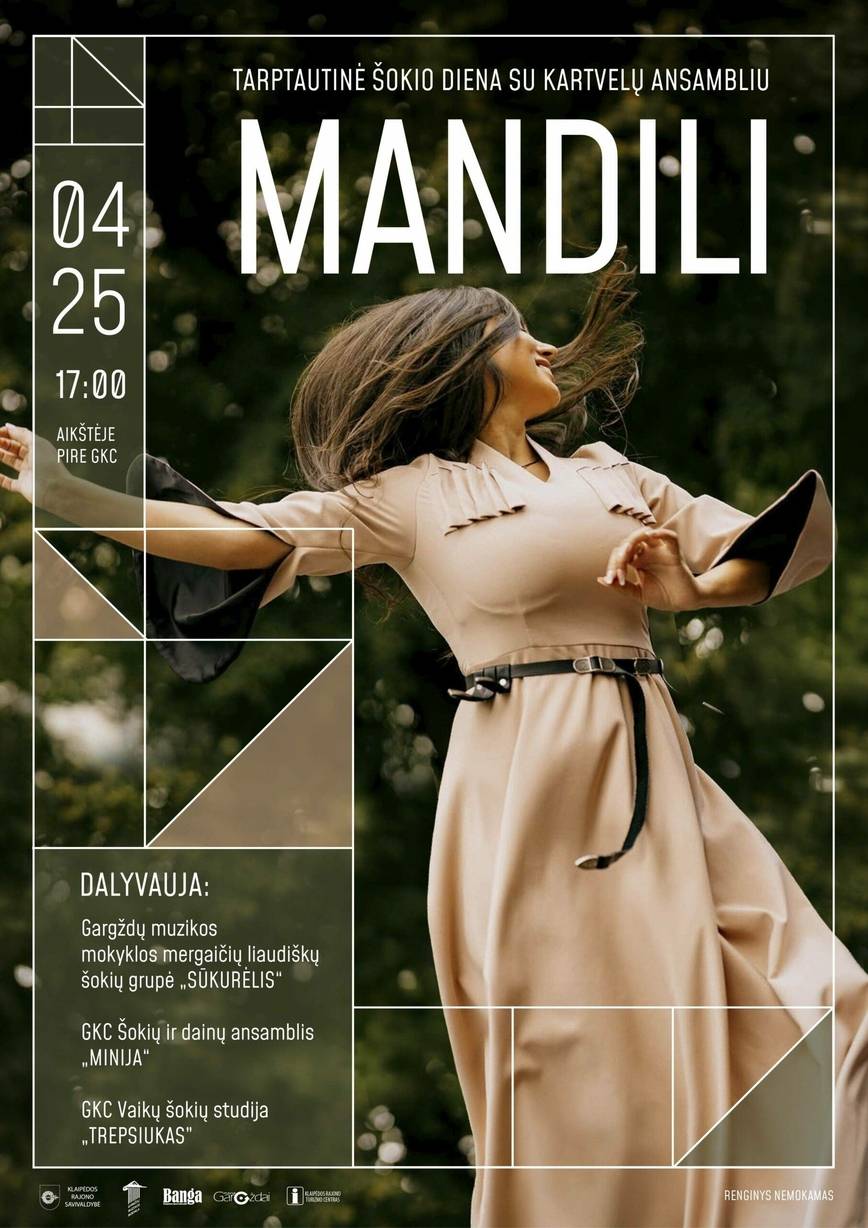 Tarptautine šokio diena su kartvelų ansambliu „MANDILI“