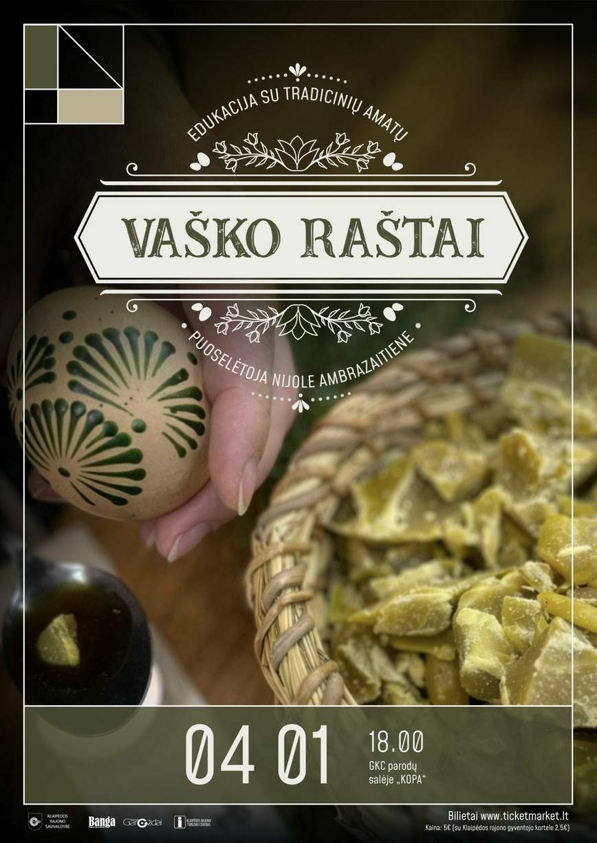 Edukacija „Vaško raštai“