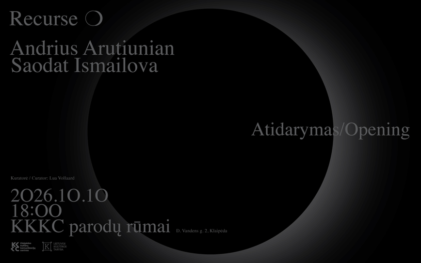 Andriaus Arutiuniano ir Saodat Ismailovos parodos „Rekursija ❍“ atidarymas
