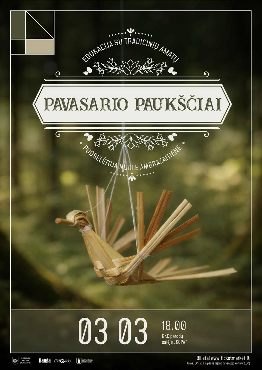 Edukacija „Pavasario paukščiai“
