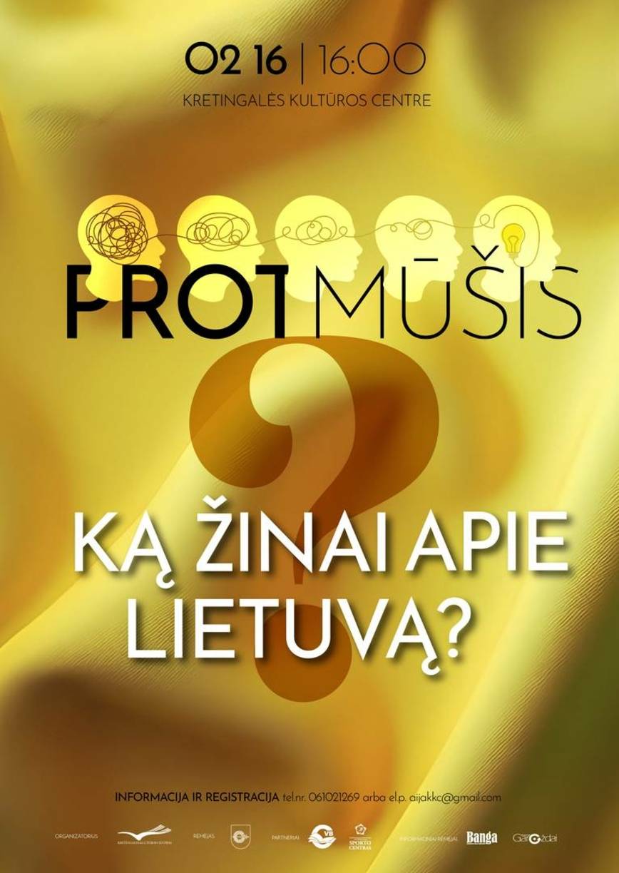 Protmūšis ,,Ką žinai apie Lietuvą