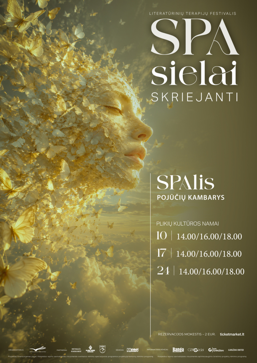 Literatūrinių terapijų festivalis ,,SPA sielai. Skriejanti