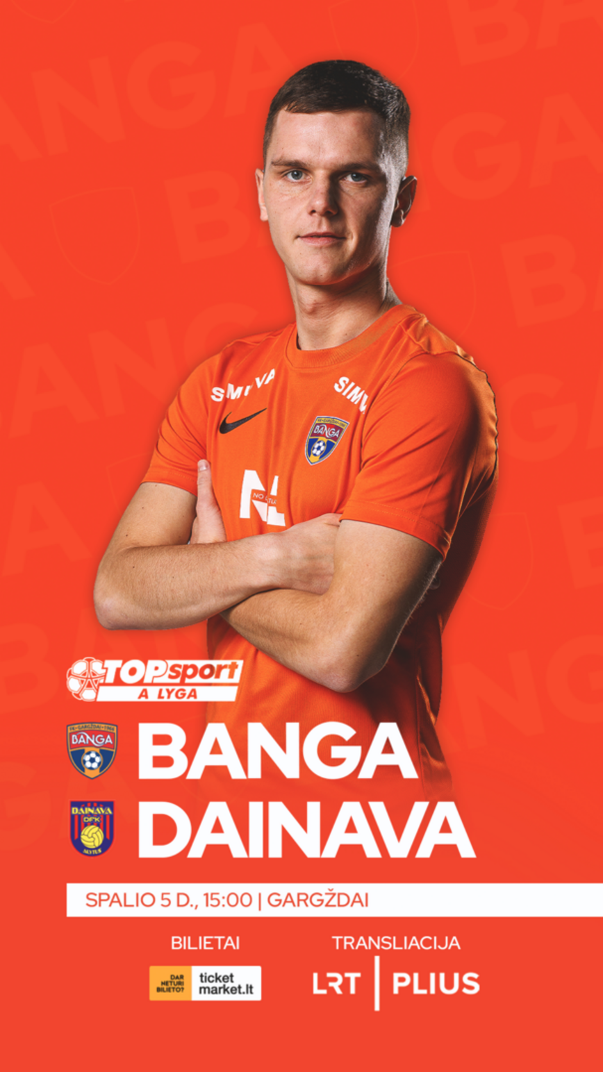 Futbolo varžybos Banga - Dainava