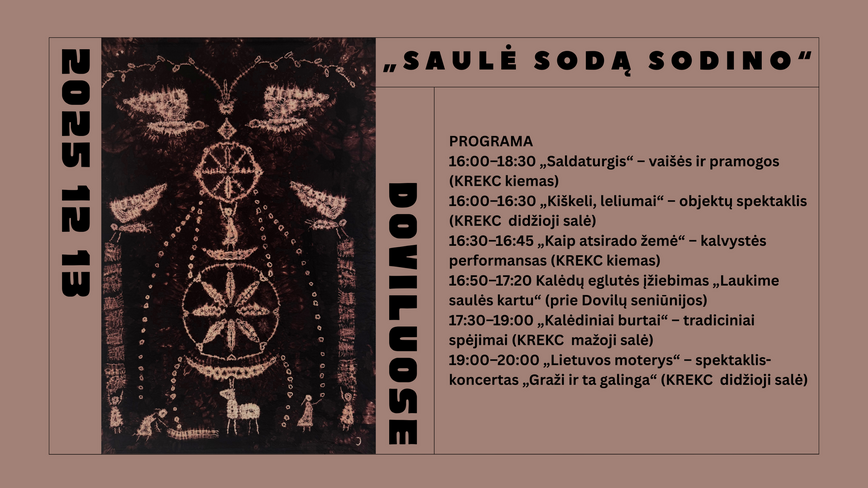 „Saulė sodą sodino“ Šviesos diena Doviluose 