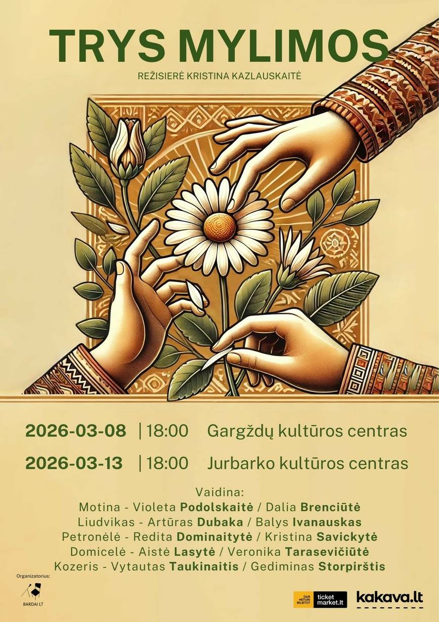 Dviejų dalių komedija „Trys mylimos“