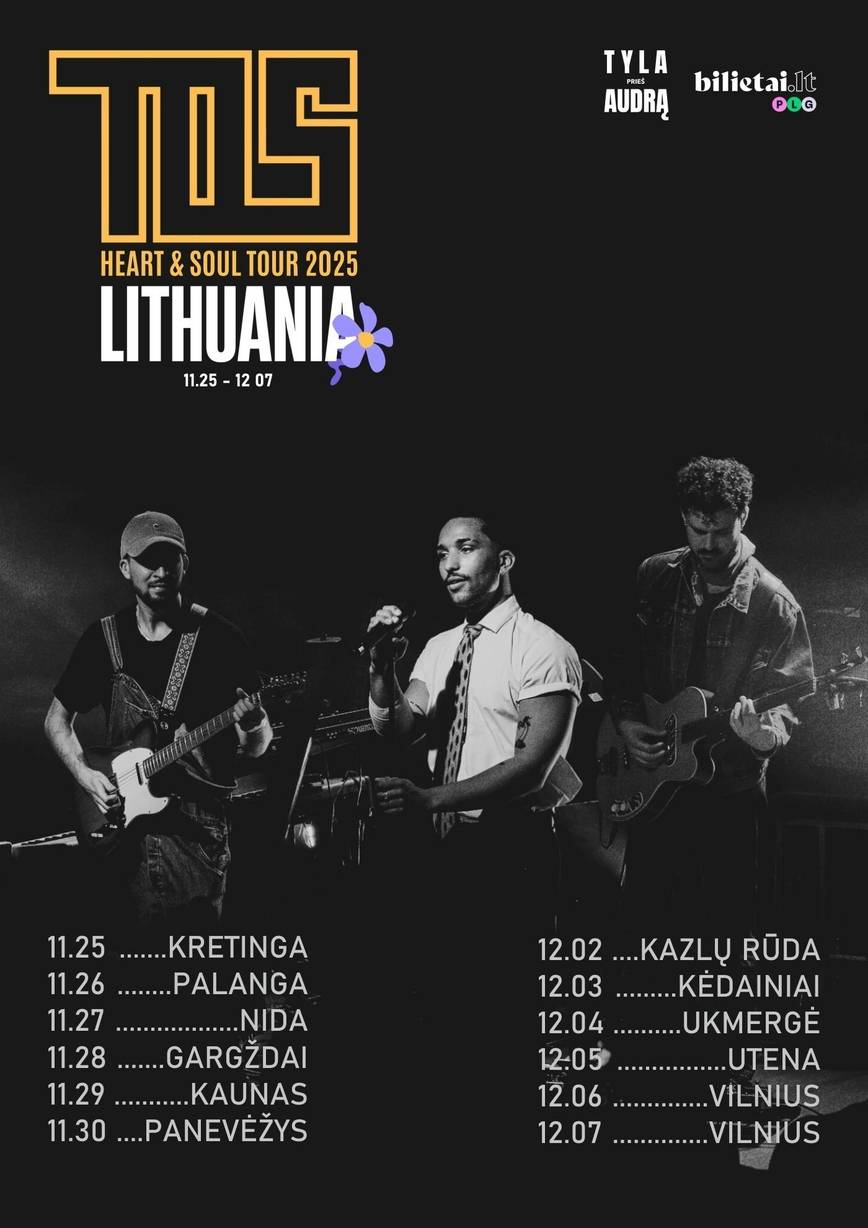 TOS turas HEART&SOUL ir tarptautinė R&B grupė