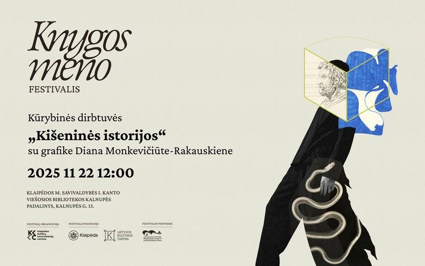 Kūrybinės dirbtuvės „Kišeninės istorijos“ su grafike Diana Monkevičiūte-Rakauskiene 