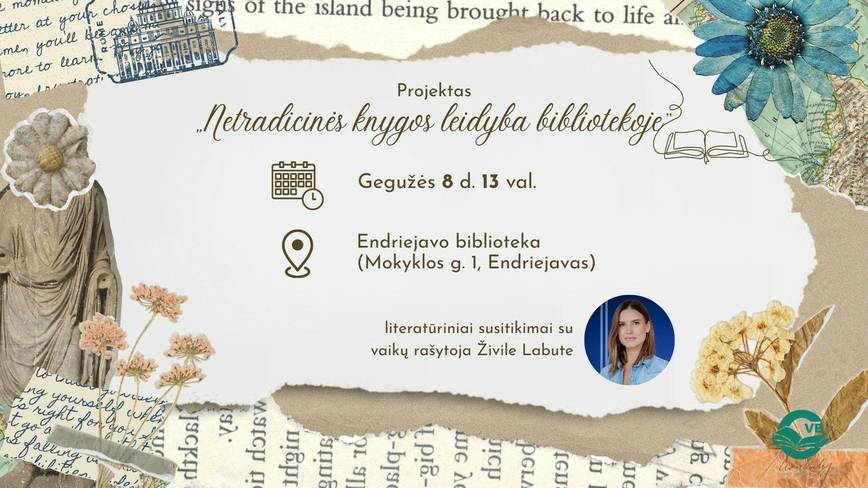 Endriejavo filiale „Netradicinės knygos leidyba bibliotekoje“