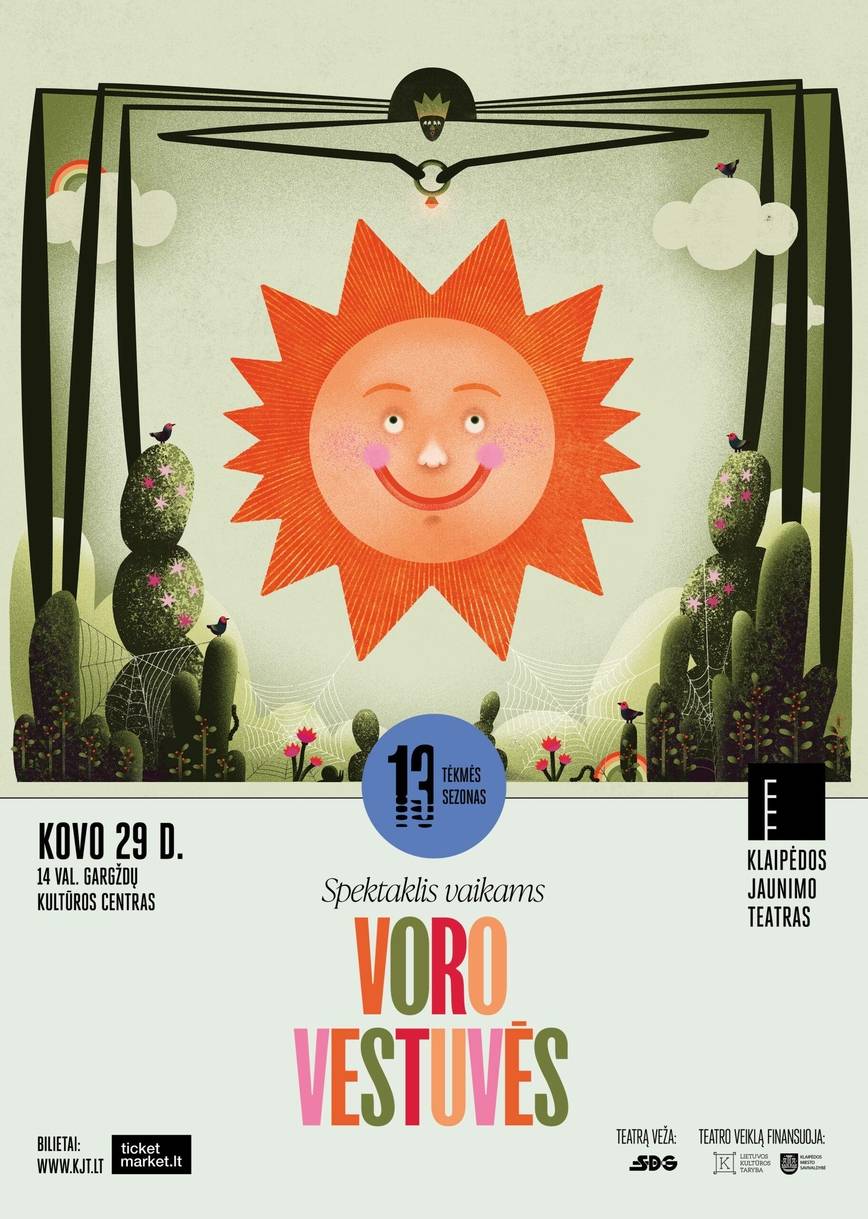 Vaikiškas spektaklis „Voro vestuvės“