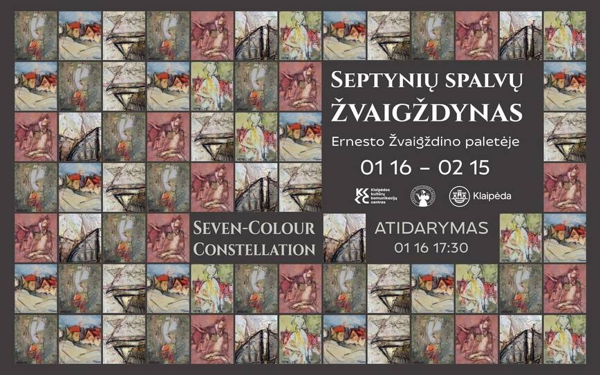 Ernesto Žvaigždino paroda „Septynių spalvų žvaigždynas“ atidarymas